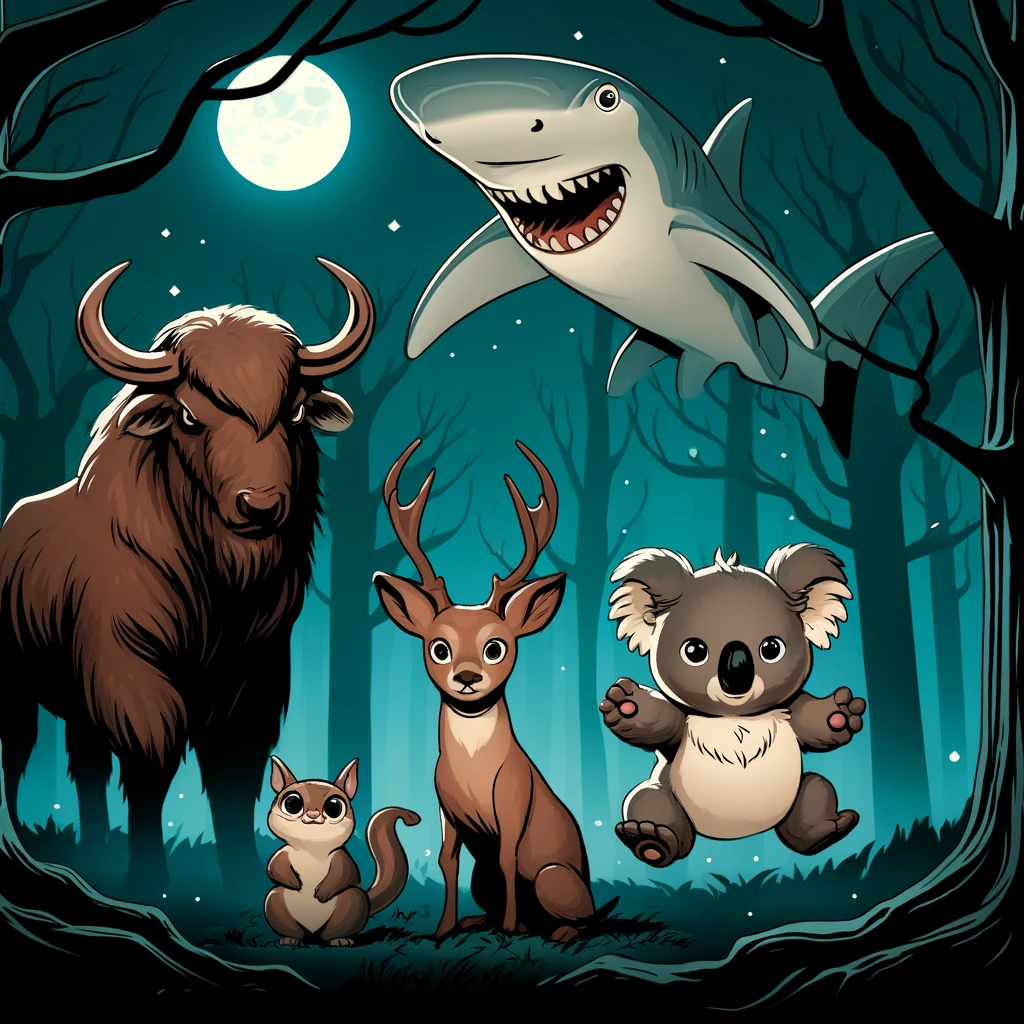la aventura de los cinco amigos en el bosque encantado