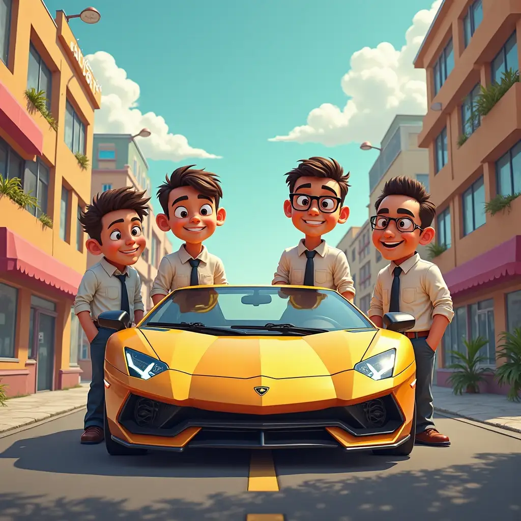 la aventura de los cuatro empresarios en busca del lamborghini sonado (1)