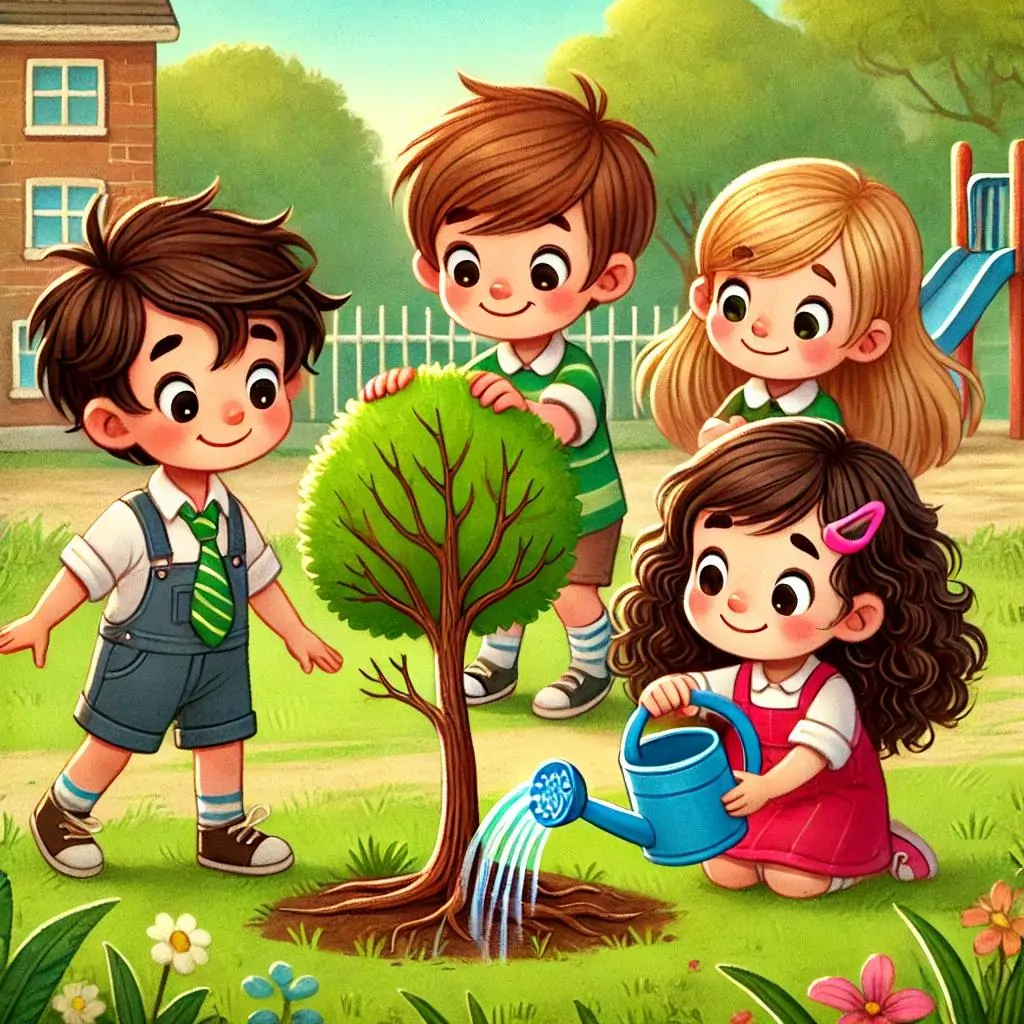 la aventura de lucas y el arbol magico