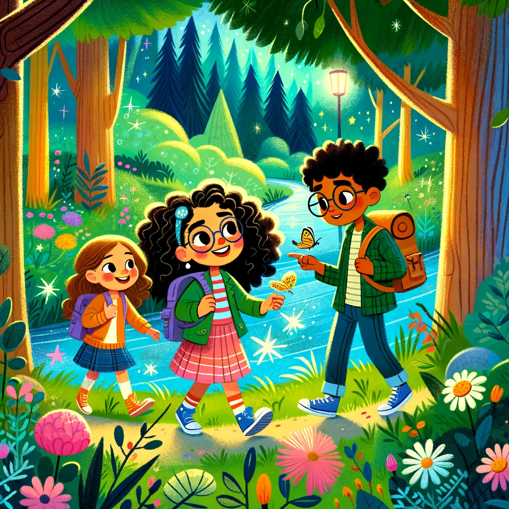 la aventura de marta lorena y alejandro en el bosque encantado