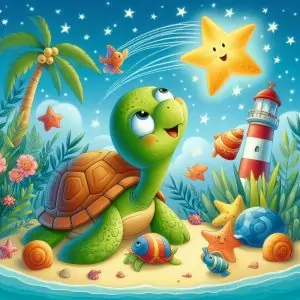 la aventura de tortuguita y estrella de mar