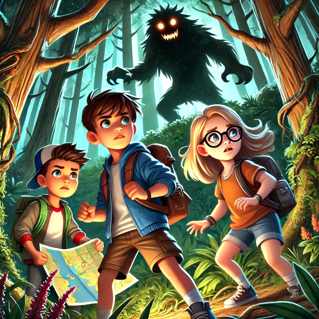 la aventura del bosque oscuro