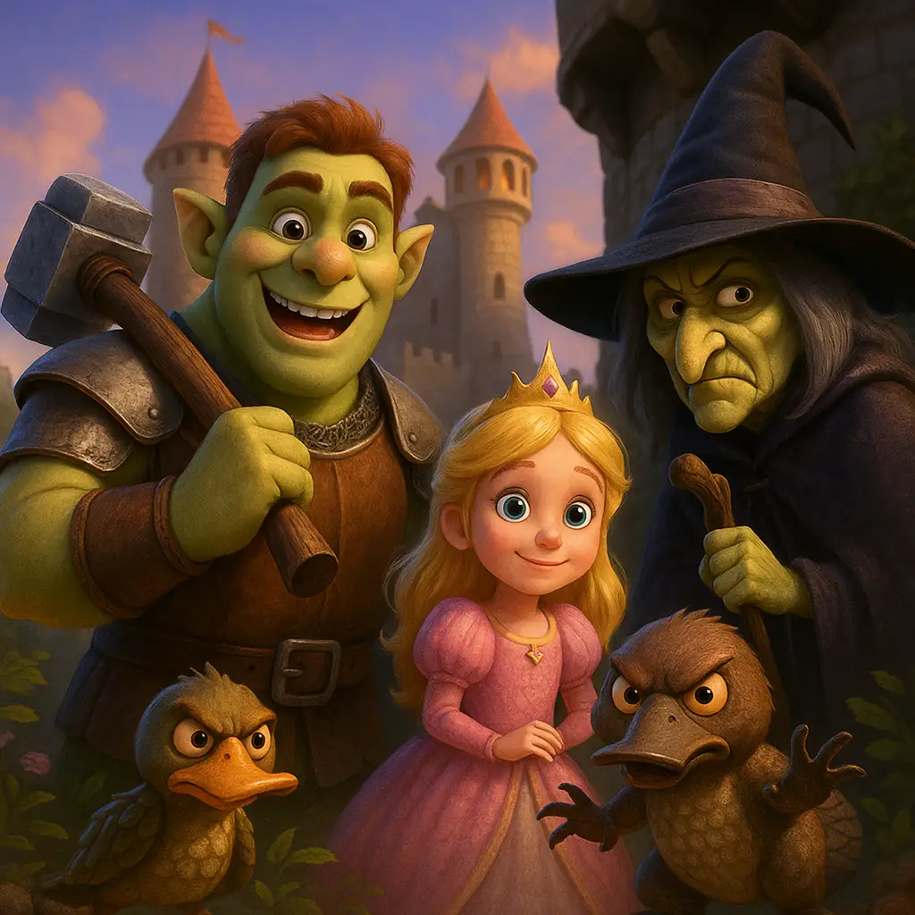 la aventura del ogro orlando y el enigmatico reino de las vocales perdidas