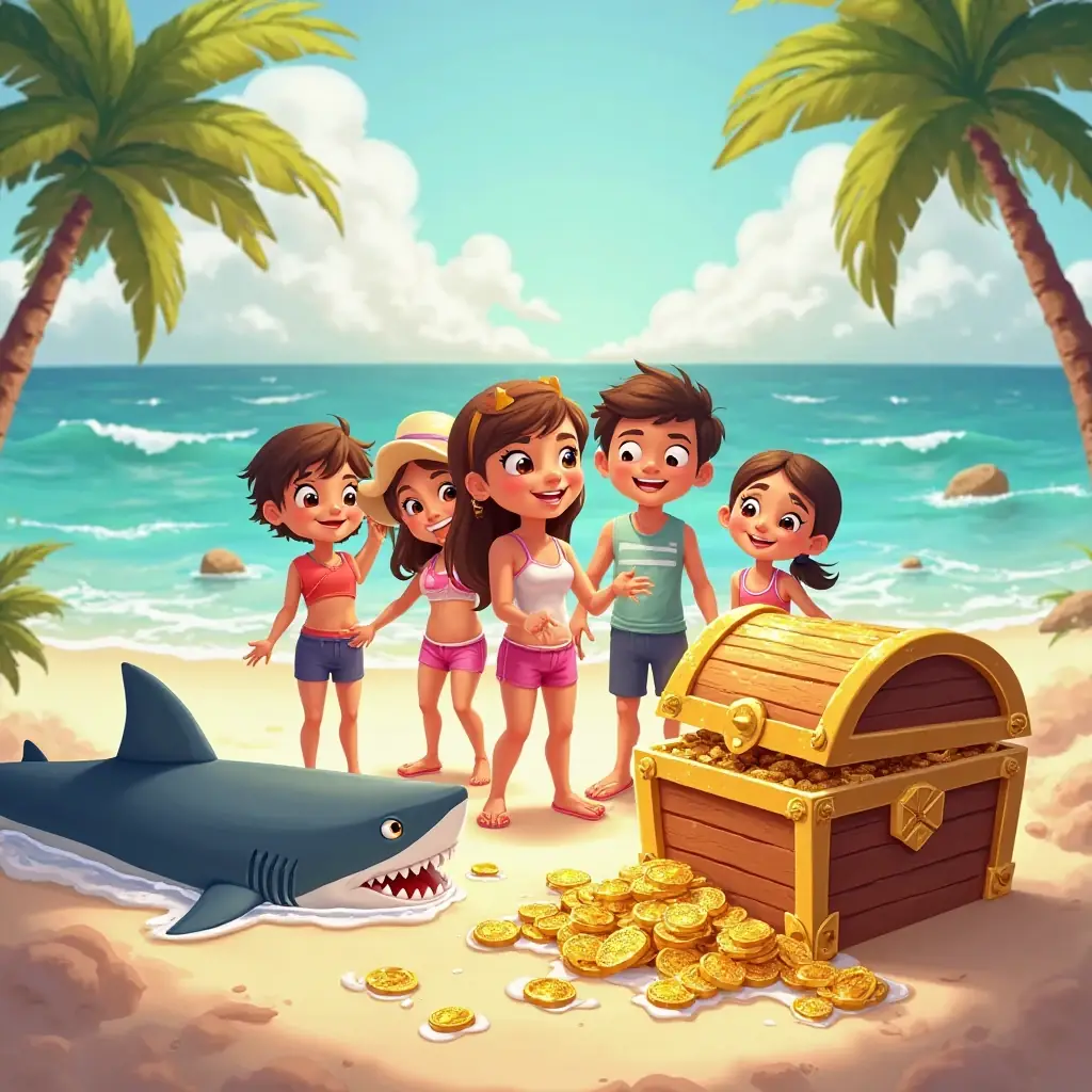 la aventura del tesoro dulce en la costa del valor