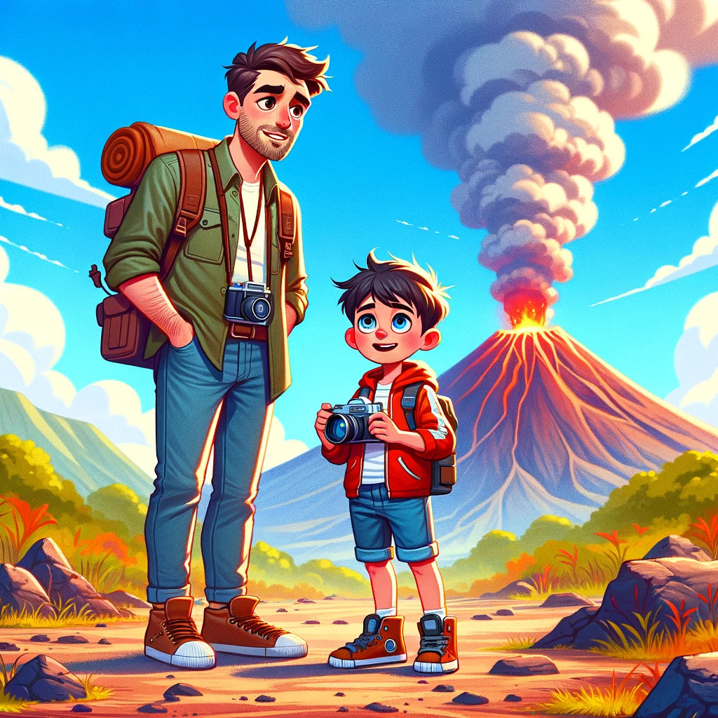 la aventura del volcan misterioso