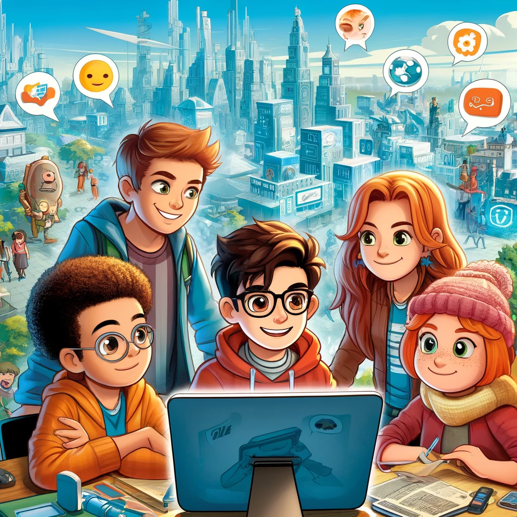 la aventura digital de alex y sus amigos