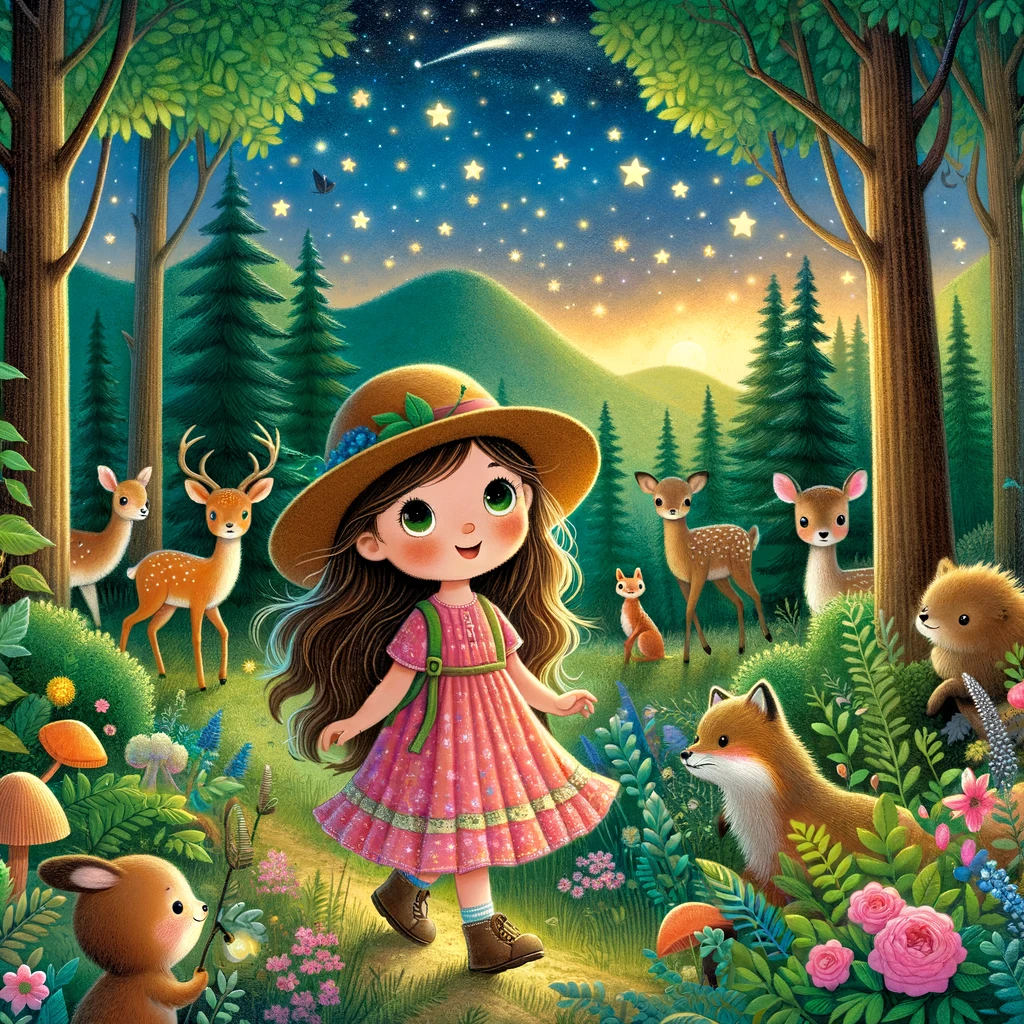 la aventura en el bosque encantado de diane