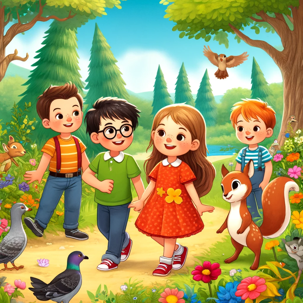 la aventura en el bosque magico