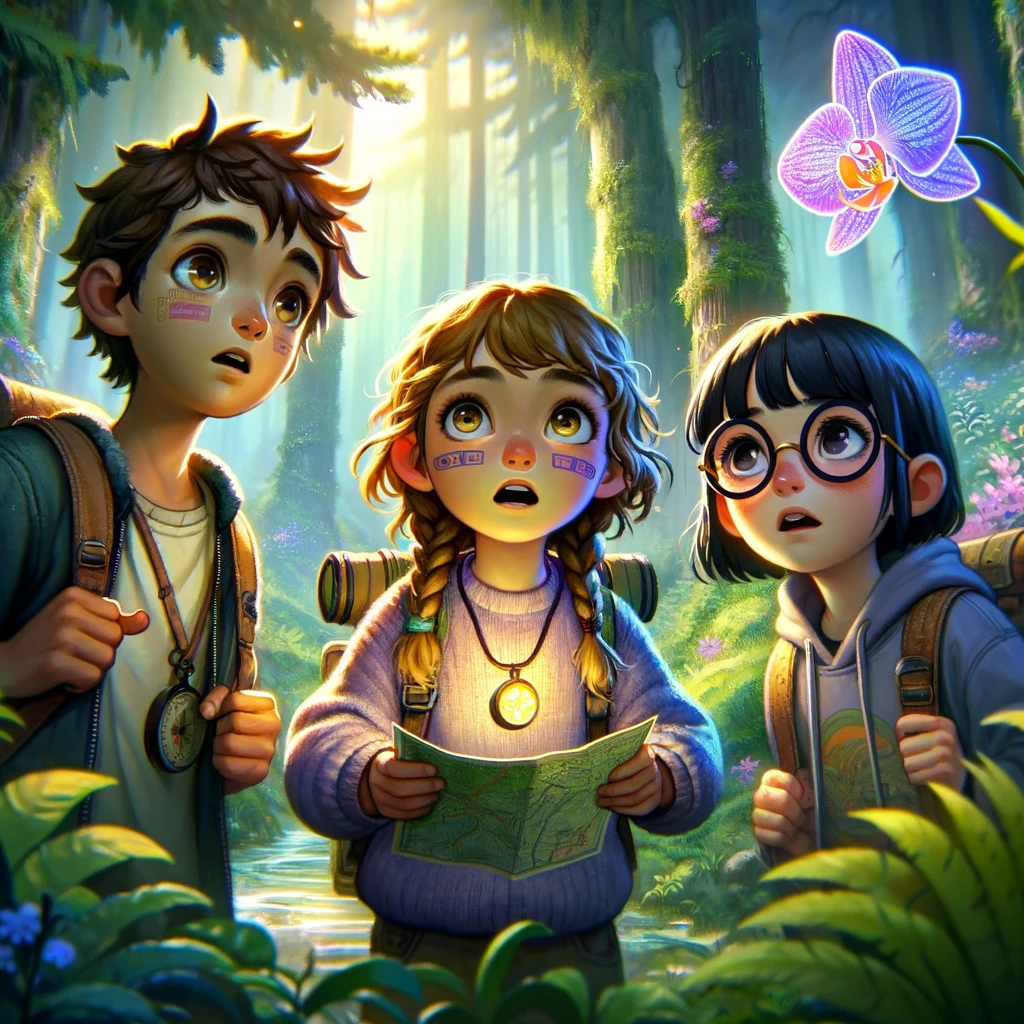 la aventura escondida en el bosque de las orquideas