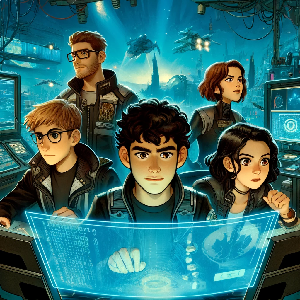 la aventura futurista de alex y sus amigos
