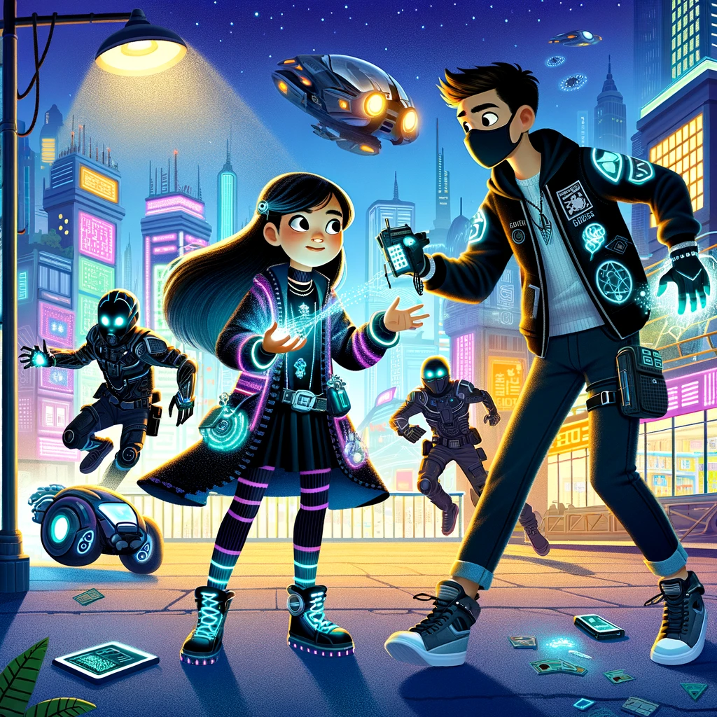 la aventura futurista de naya y pablo