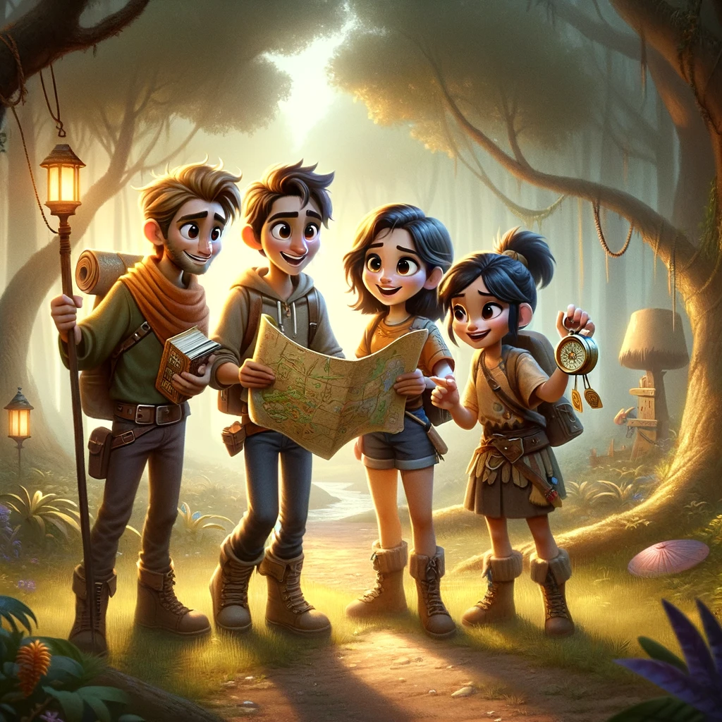 la aventura inolvidable de cuatro amigos 1