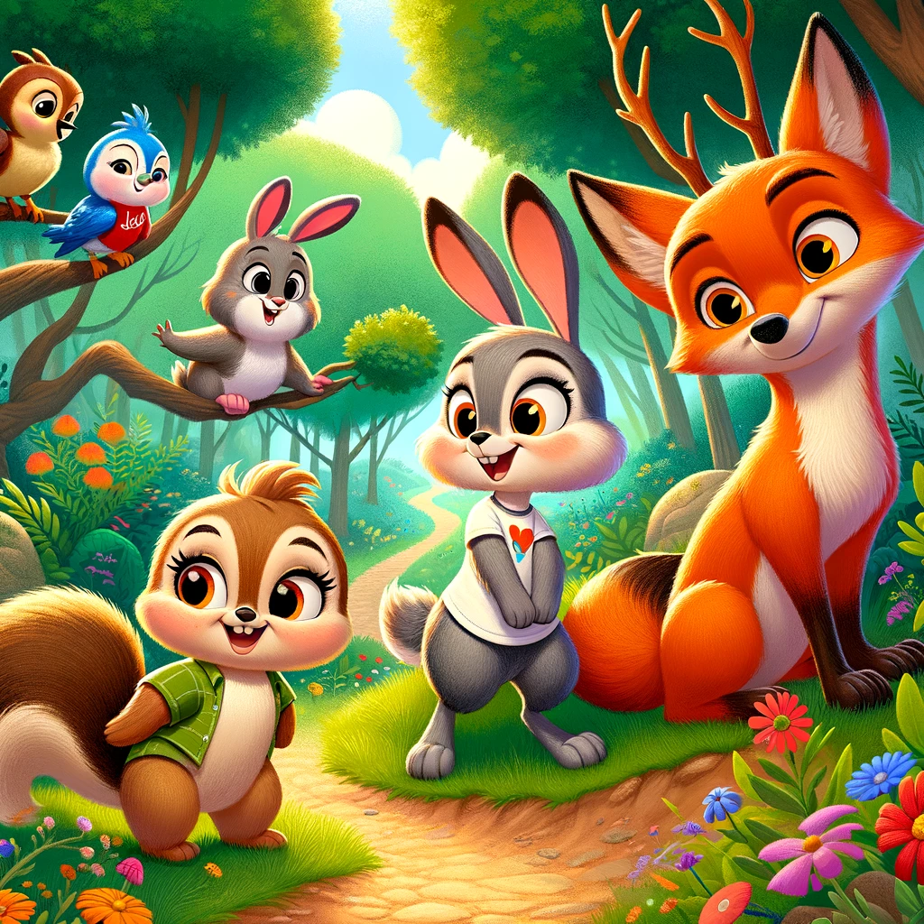 la aventura inolvidable de los animales del bosque