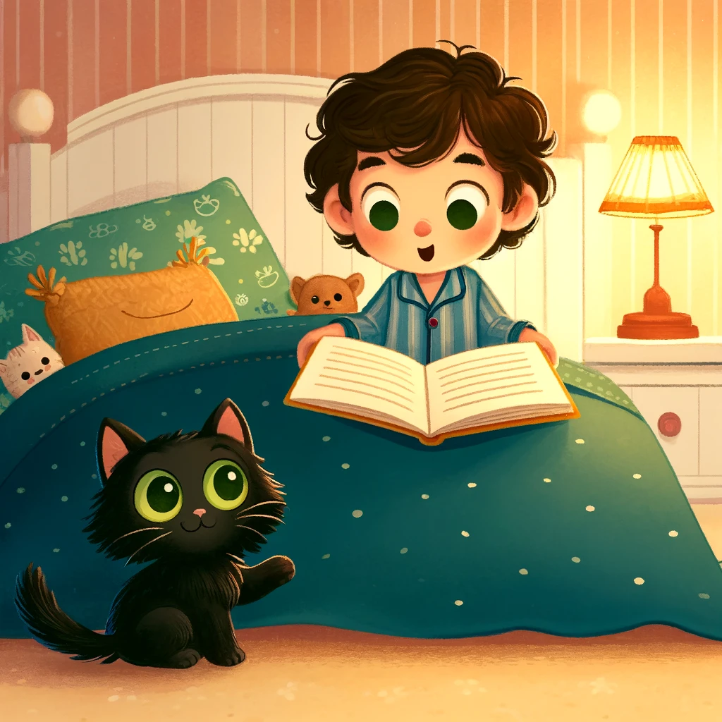 la aventura nocturna de mateo y la gata luzy