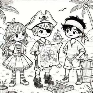 la aventura pirata de sara juan y pedro
