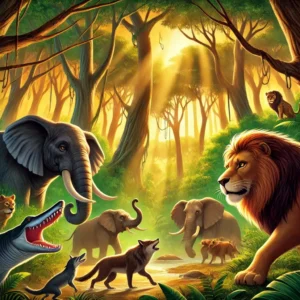 la batalla de la selva el rey de la ferocidad (1)