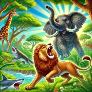 la batalla suprema en la selva el poder del rey de la sabana (1)