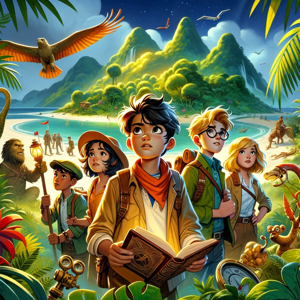 la expedicion de la isla misteriosa