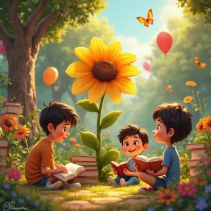 la flor del cuento una aventura de amistad y palabras magicas (1)
