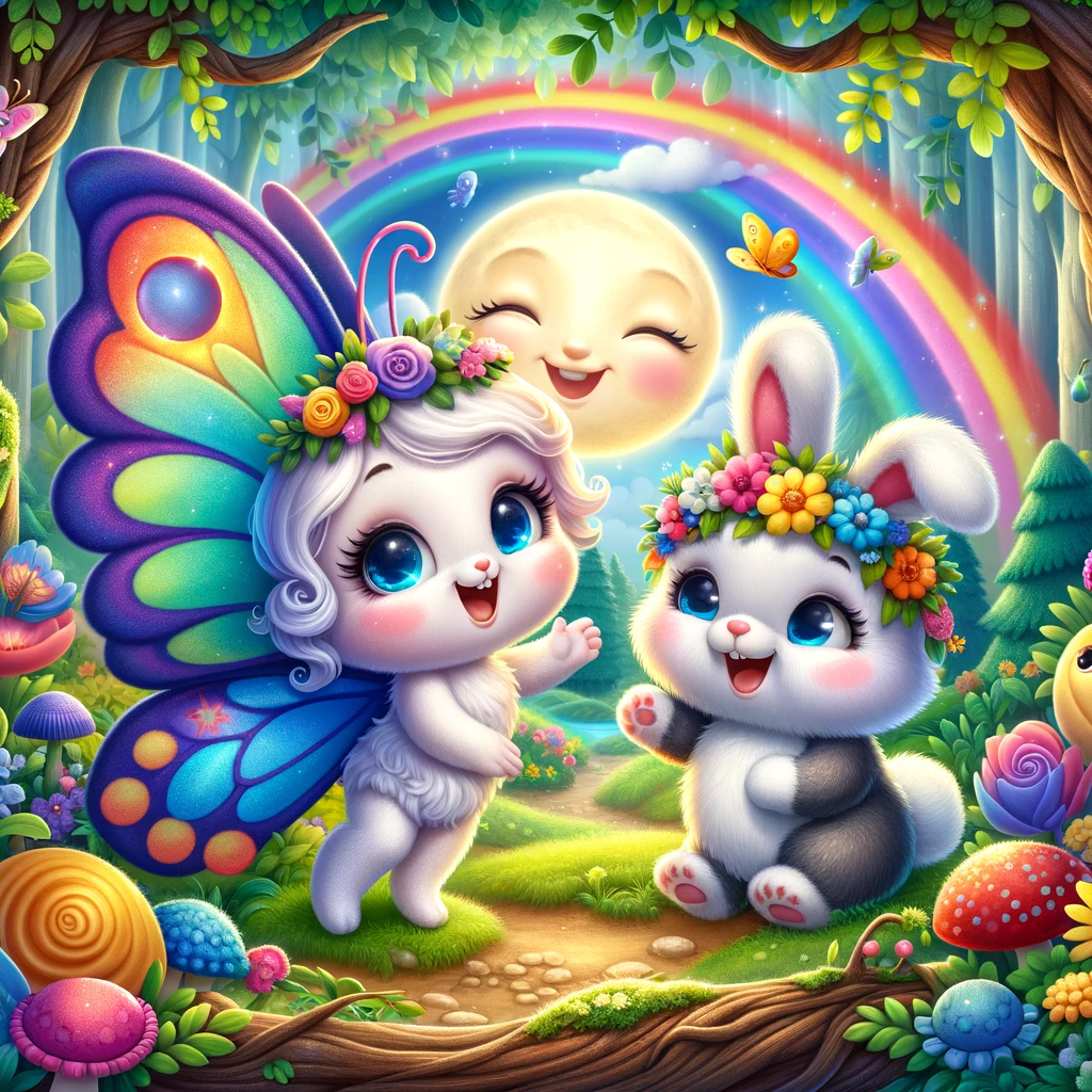 la gran aventura de luna y pompon en el bosque encantado