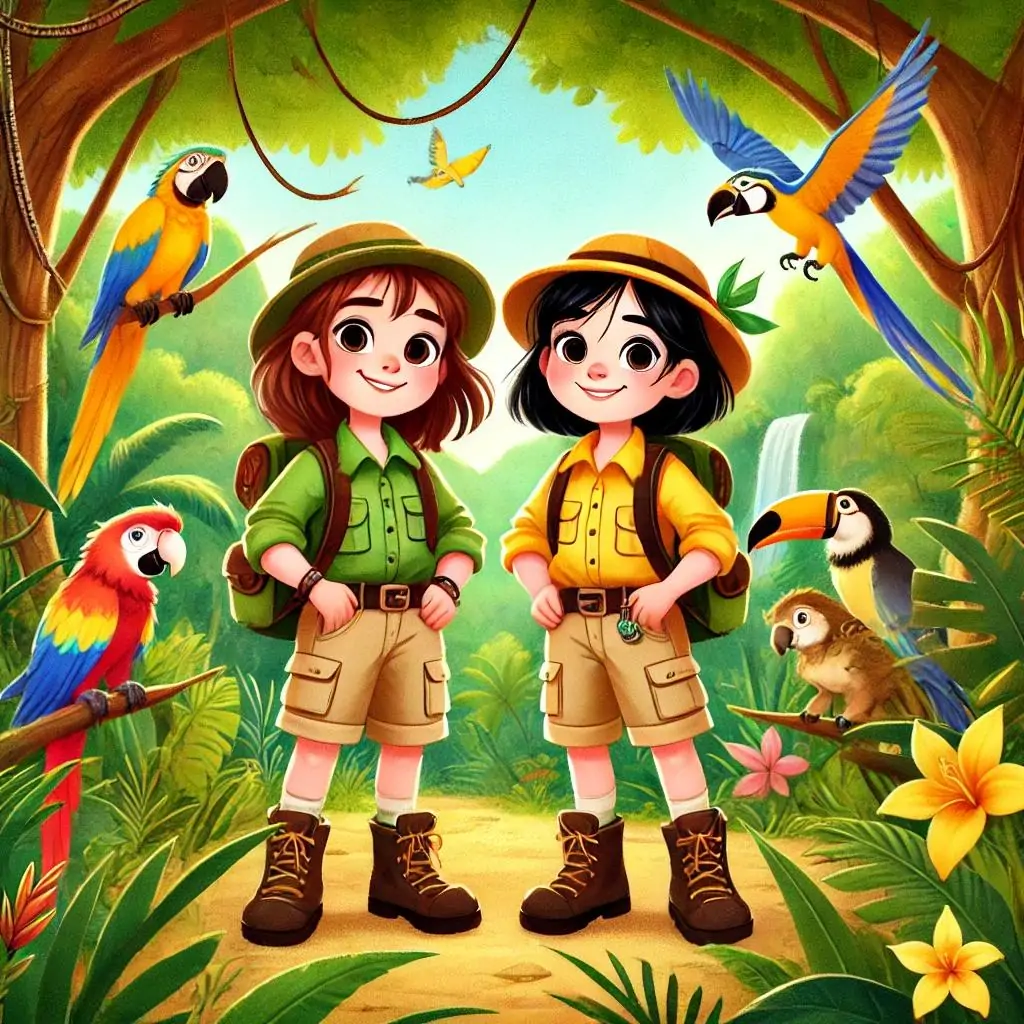 la gran aventura de olivia y lujan en la selva