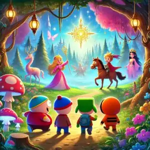 la gran aventura de stan kyle cartman y kenny en thneedville