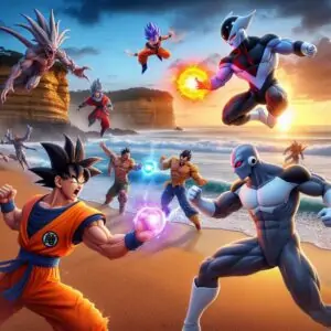 la gran batalla de los superguerreros