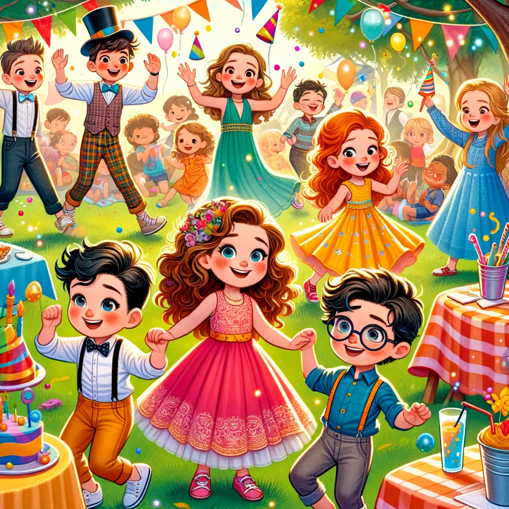 la gran fiesta en el parque