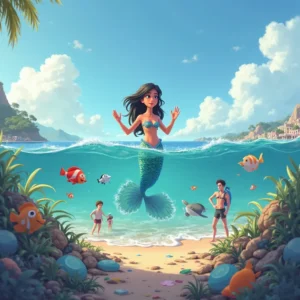 la guardiana del mar azul
