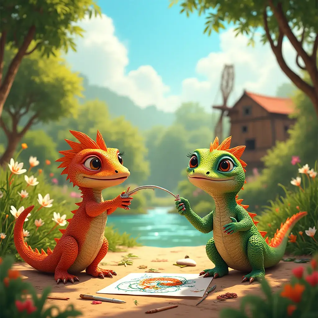 la iguana que desentrano el hilo de la amistad (1)