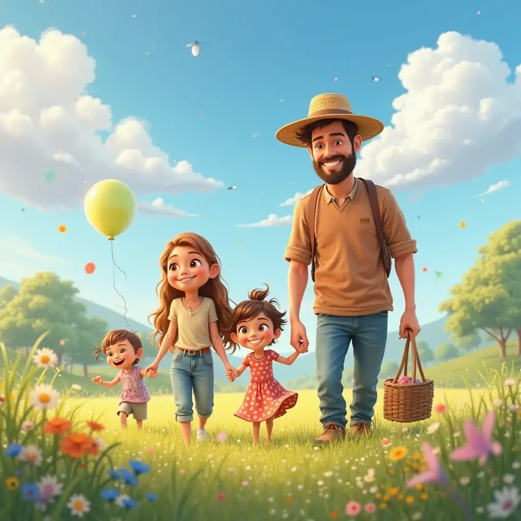 la infancia de ainara un mundo de aventuras y amor en el campo con papa y hermanito (1)