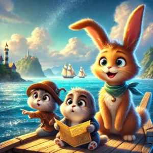 la isla magica de gatita gorda conejo blas y perro bigotes