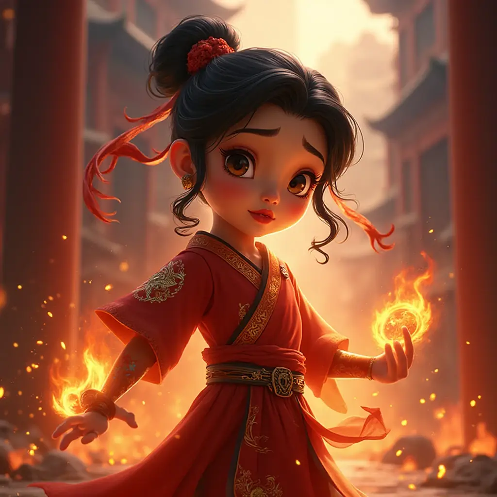 la llamarada del destino el despertar de nezha