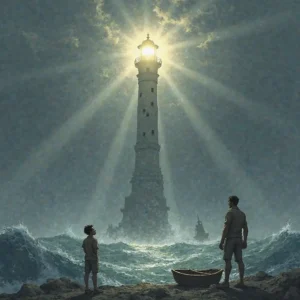 la luz que canta en la tempestad