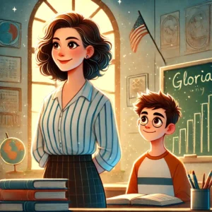 la maestra gloria la superheroe del aula