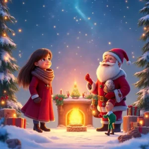 la magia de la amistad en el cielo de navidad con carmela la renilla de papa noel (1)