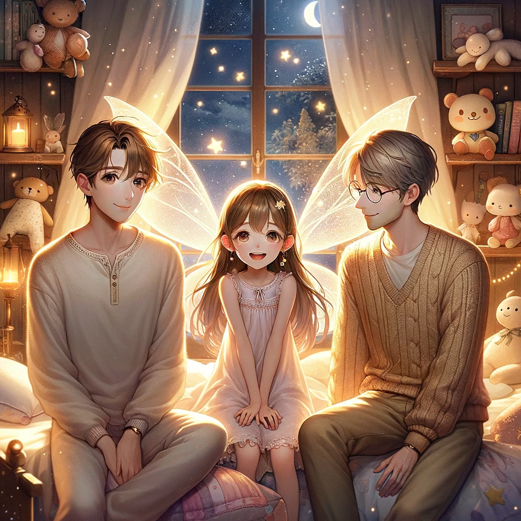la magia de papa con su princesa
