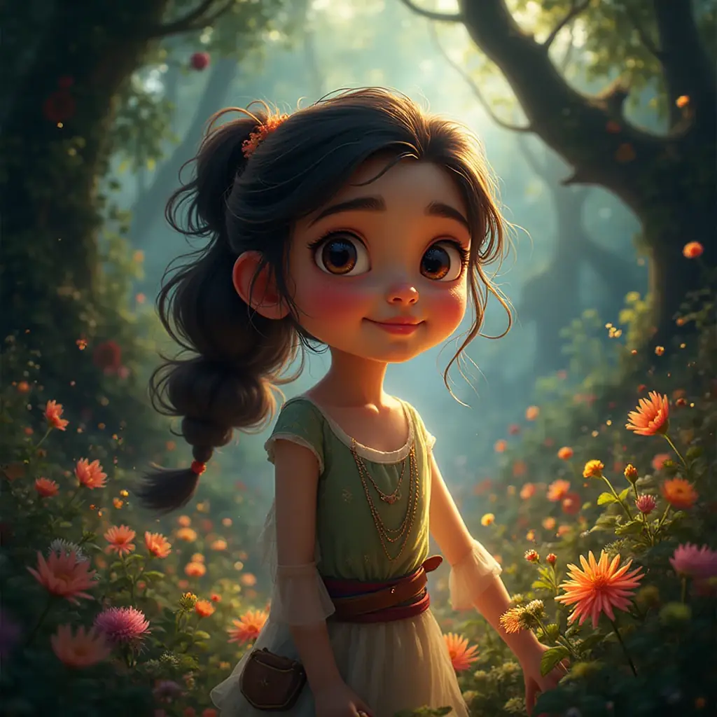 la magia del destino la historia de kanna y la bruja malefica en el bosque encantado