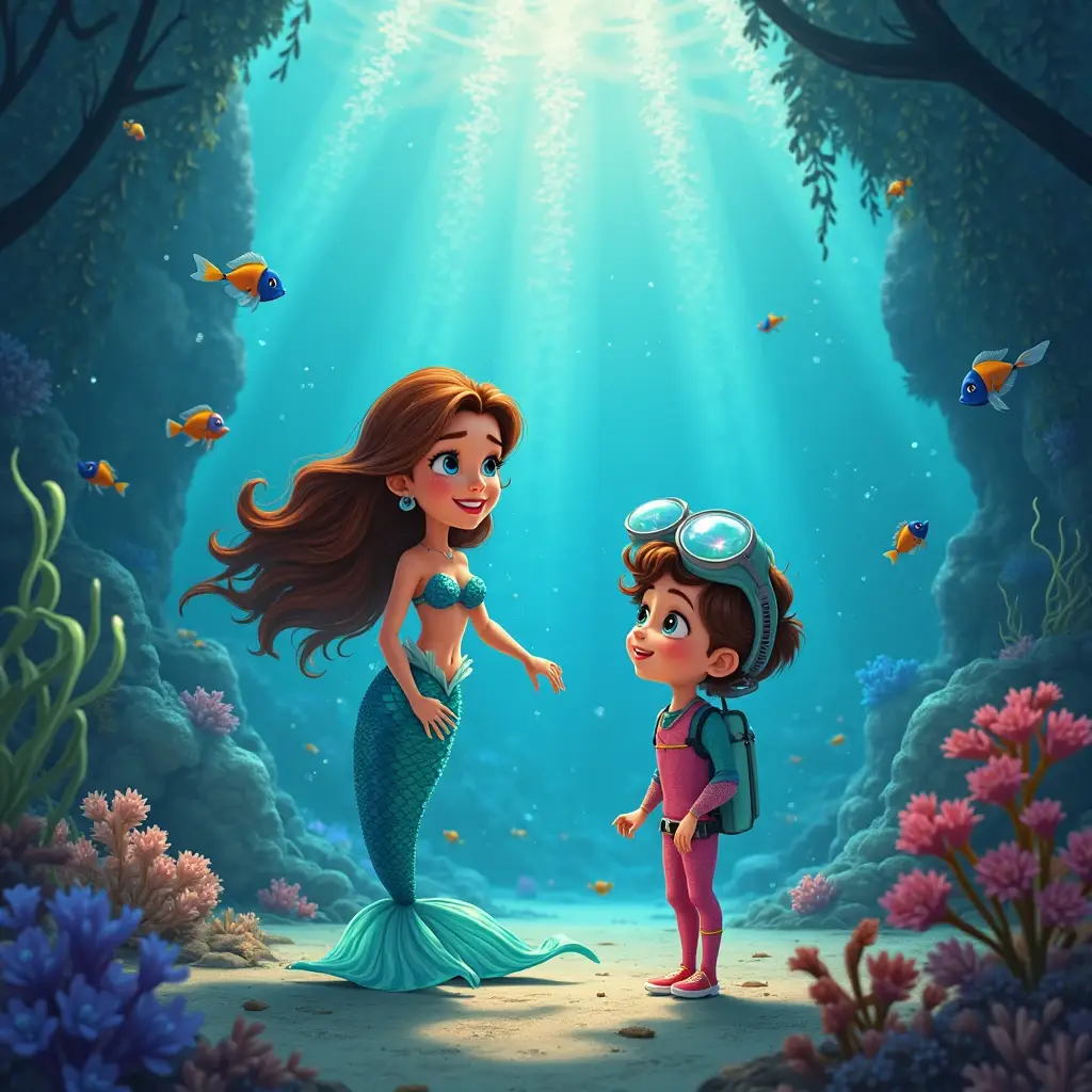 la melodia de las profundidades junto a elena la sirena del mar (1)
