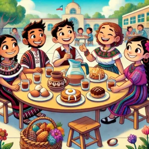 la mesa compartida de la amistad y las tradiciones (1)