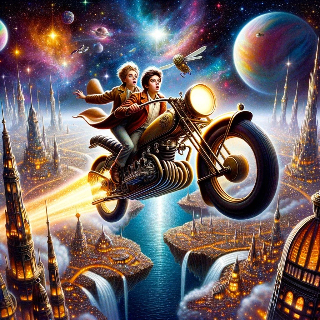 la moto magica de samuel y dylan
