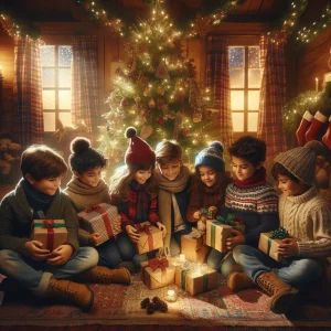 la navidad de los cinco amigos