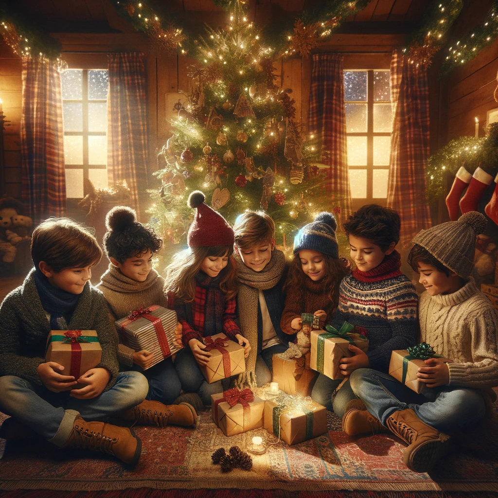 la navidad de los cinco amigos