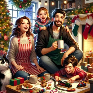 la navidad magica en casa de los marin