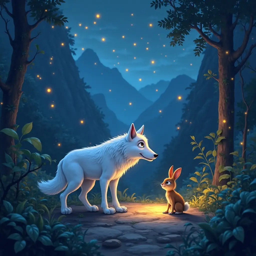 la noche brillante del lobo perdido (1)