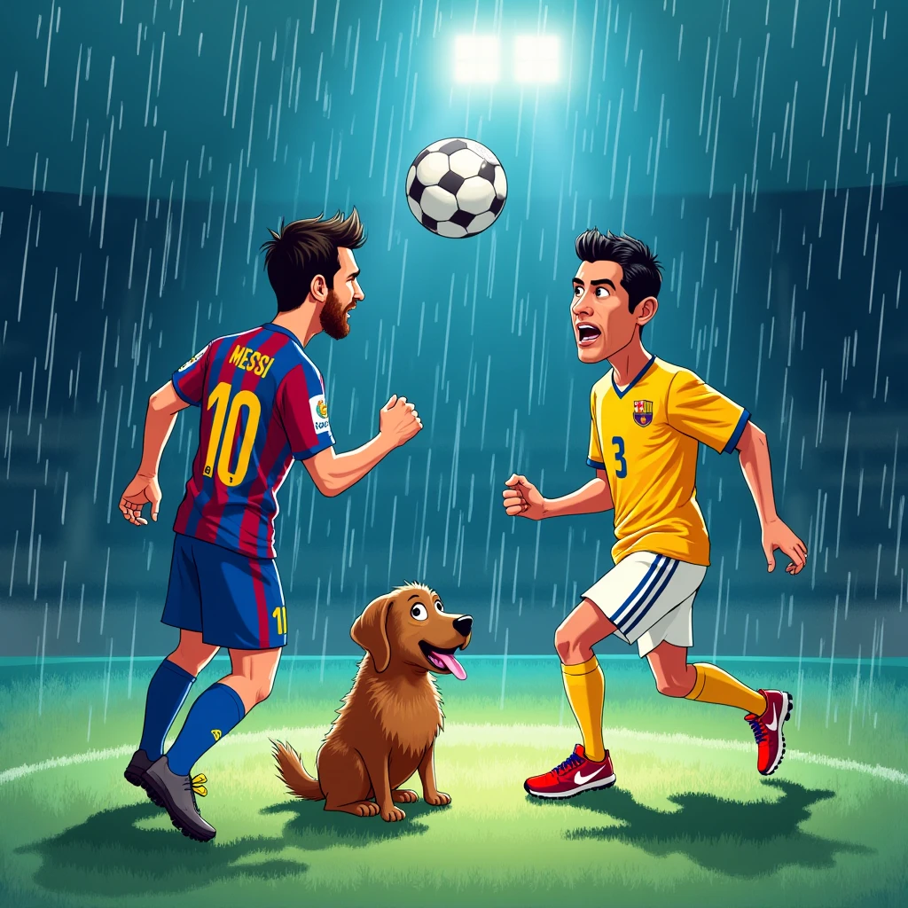 la noche que la lluvia trajo la verdad y el perro de messi
