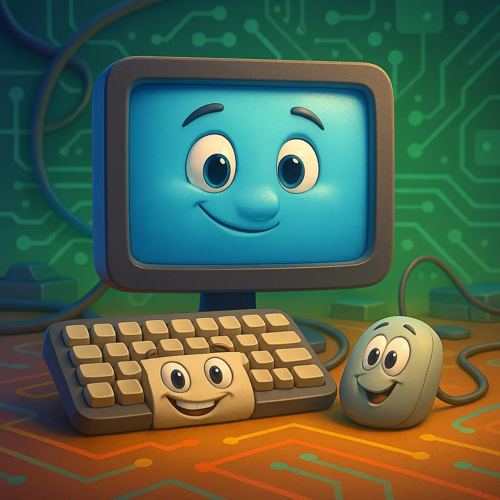 la pantalla y sus amigos de bytes y letras