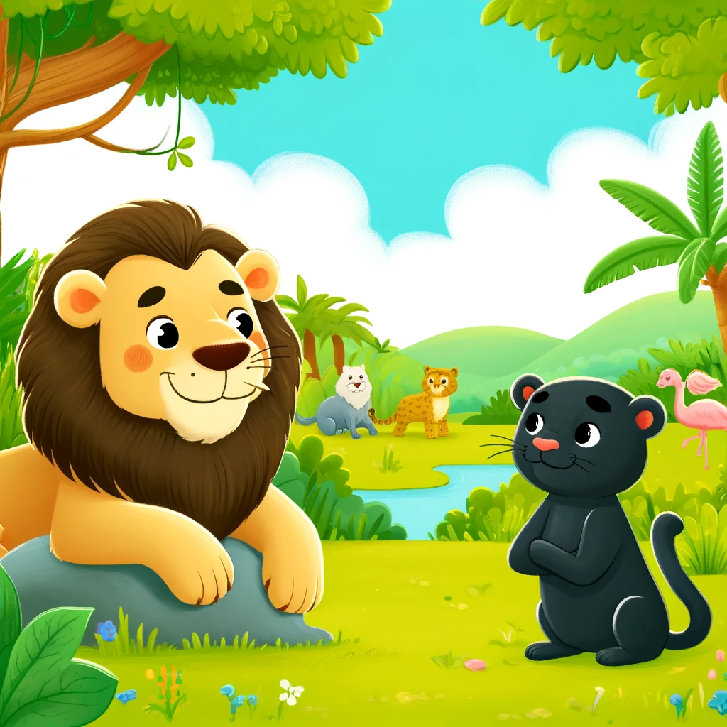 la pantera y el leon