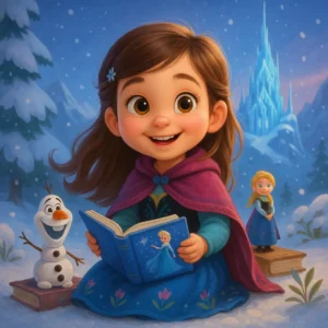 la pequena princesa de las letras y la magia congelada de arendelle