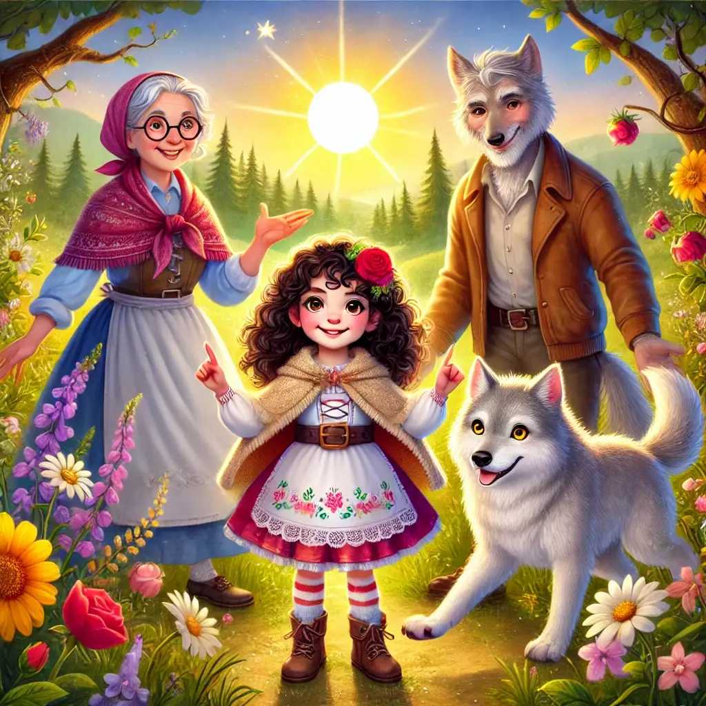 la pequena princesa de los lobos y su extrano amigo del bosque